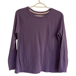 Isaac Mizraha Purple Top Size M Long Sleeve